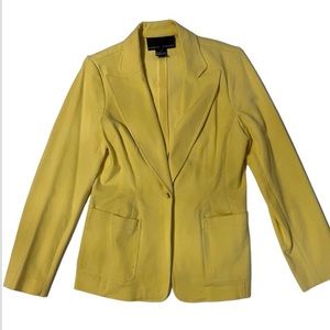 Yansi Fugel Women’s Blazer Corn Stalk Yellow size S